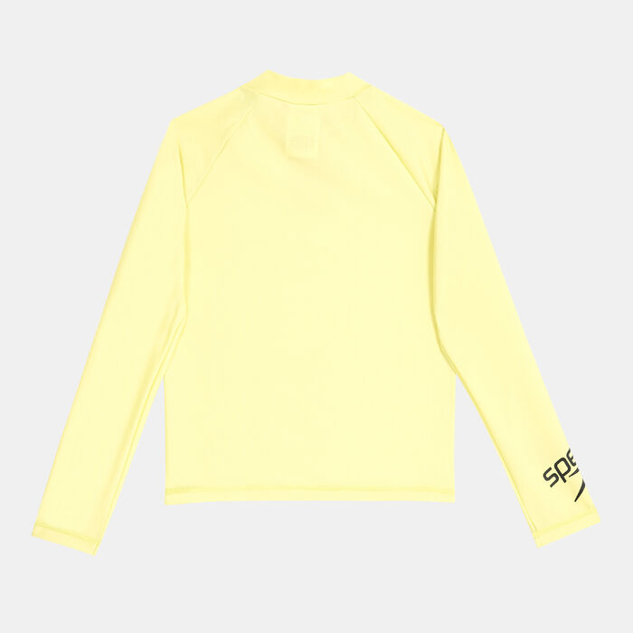 Speedo Kids' Long Sleeve Rashguard (Older Kids) Blue image number 1