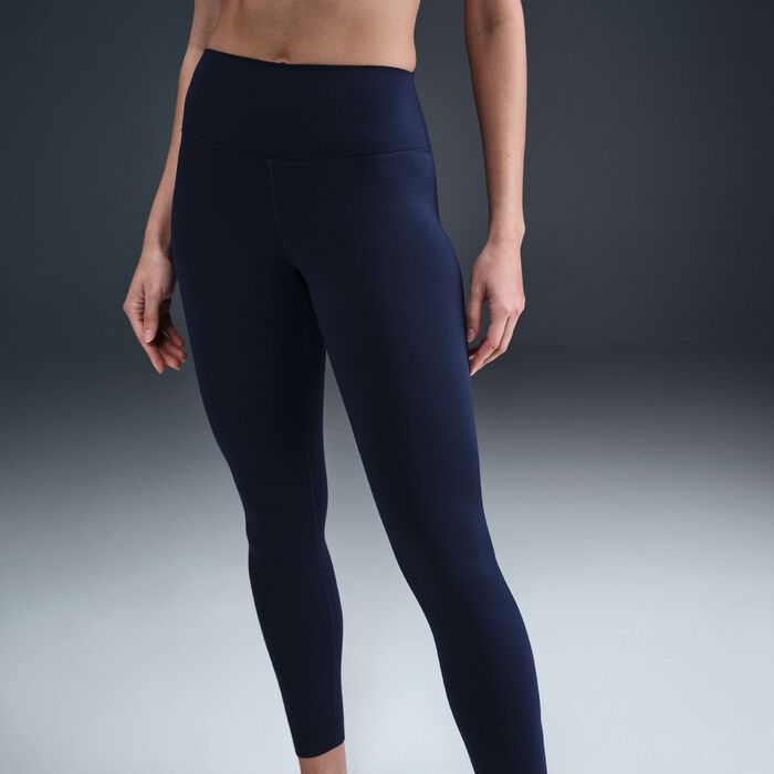 Nike Women's One Therma-FIT High-Waisted Training Leggings Blue image number 1