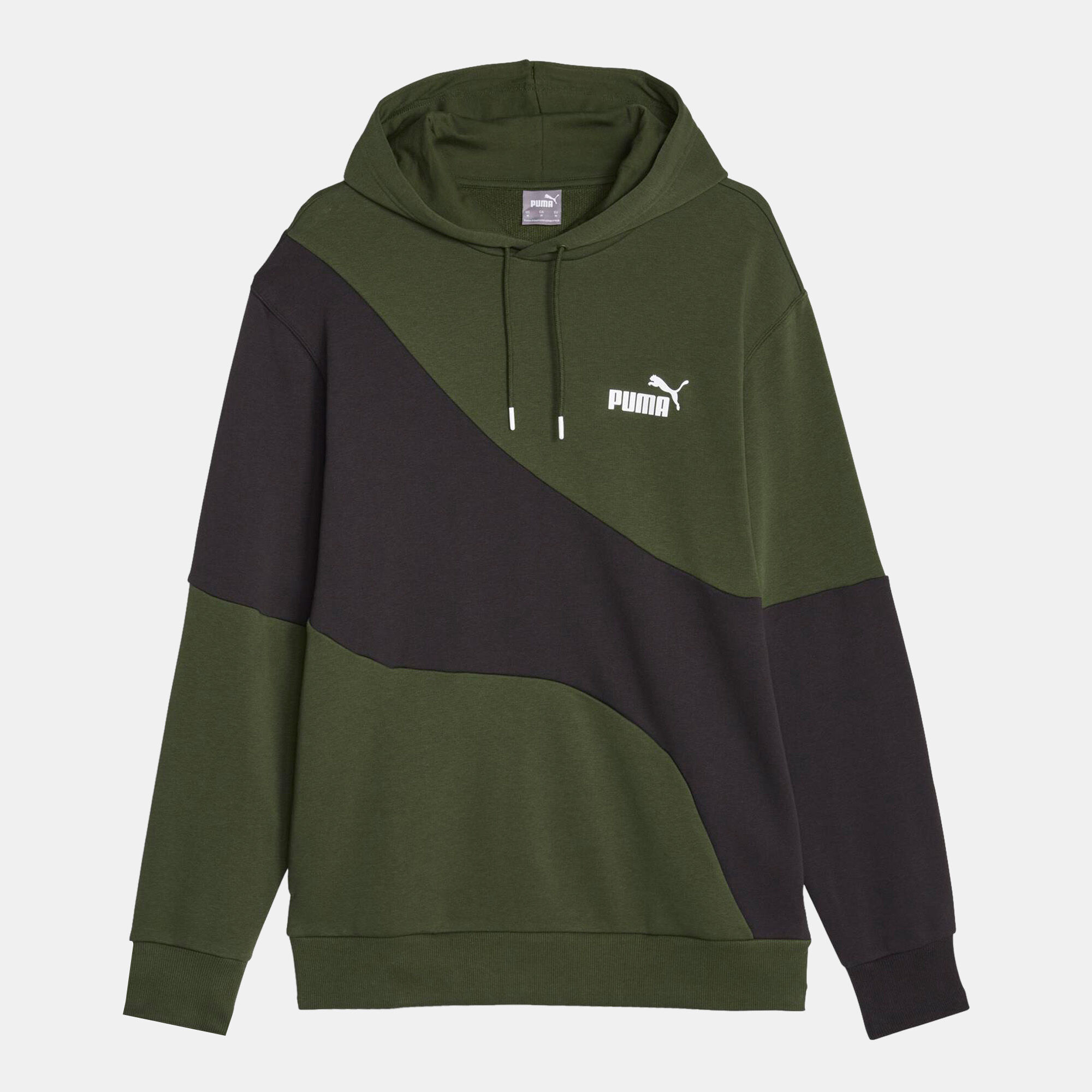 Men s POWER Cat Hoodie Green PUMA in KSA SSS