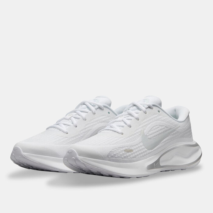 Nike Women's Journey Run Road Running Shoes White image number 1