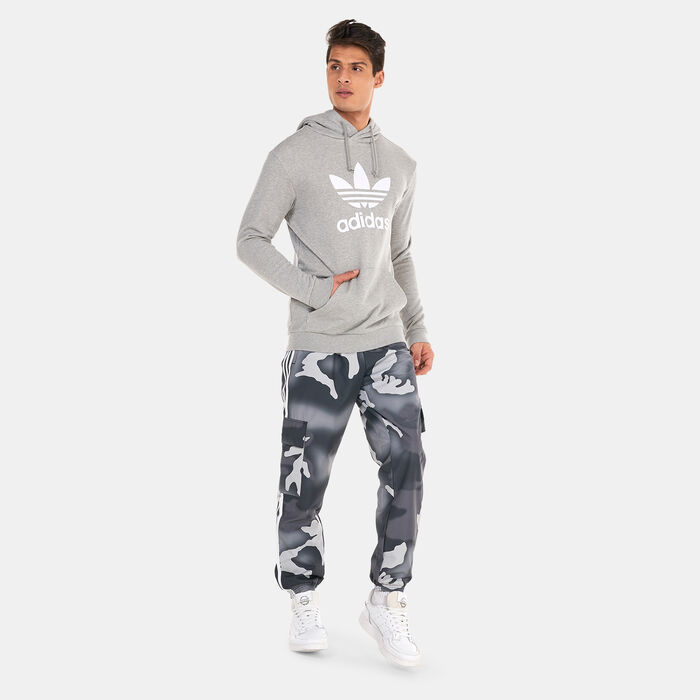 adidas Originals Men's Adicolor Classics Trefoil Hoodie Grey adidas Originals Men's Adicolor Classics Trefoil Hoodie Grey image number 2