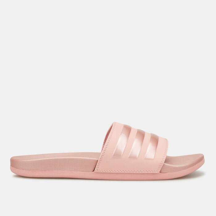 adidas Women's Adilette Comfort Slides Pink adidas Women's Adilette Comfort Slides Pink image number 1