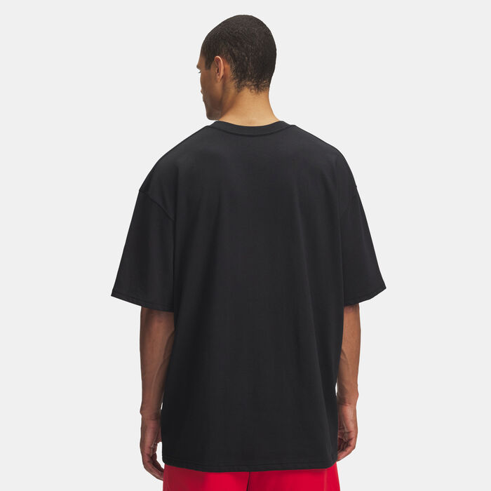 Under Armour Men's Hoops Branded T-Shirt Black Under Armour Men's Hoops Branded T-Shirt Black image number 1