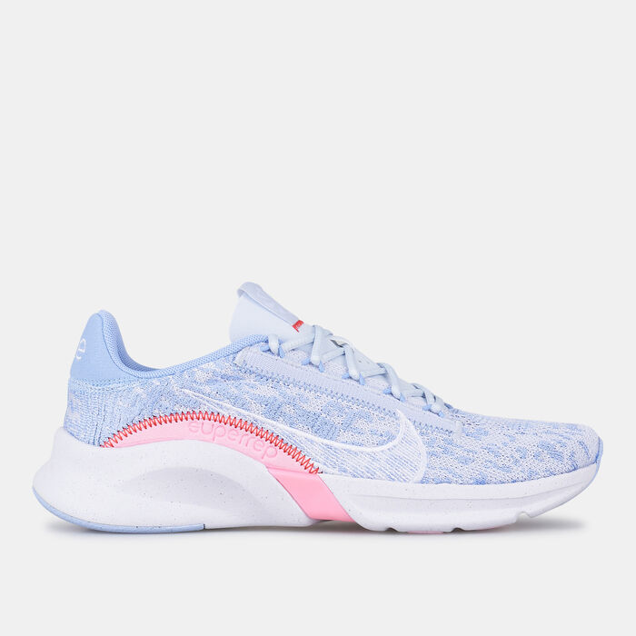 Nike Women's SuperRep Go 3 Flyknit Next Nature Training Shoe Blue Nike Women's SuperRep Go 3 Flyknit Next Nature Training Shoe Blue image number 0
