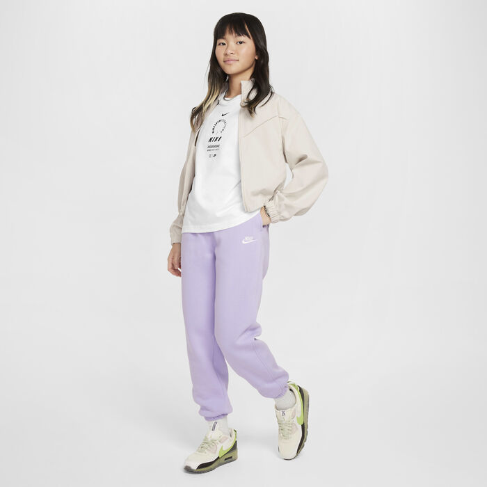 Nike Kids' Sportswear Club Fleece Joggers Purple Nike Kids' Sportswear Club Fleece Joggers Purple image number 5