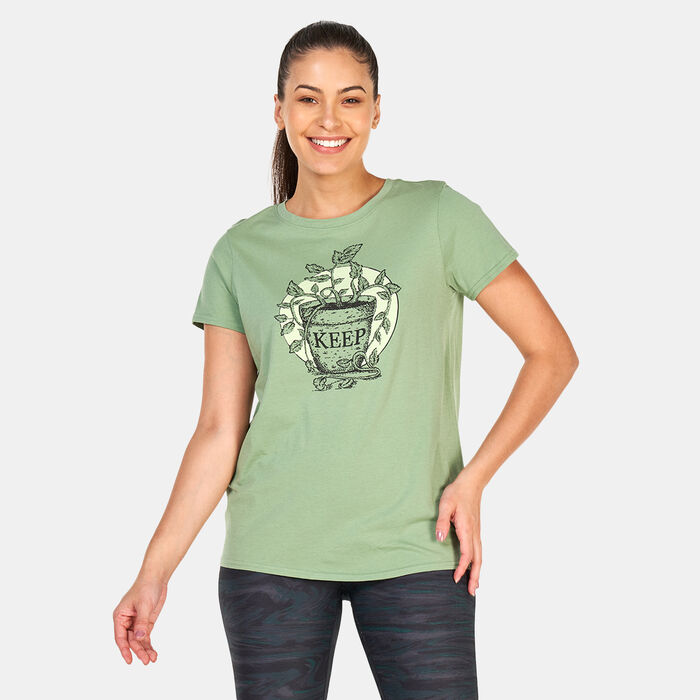 prAna Women's Journeyman Tee 2.0 Grey prAna Women's Journeyman Tee 2.0 Grey image number 0