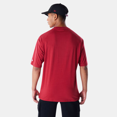 New Era Men's NBA Miami Heat Script T-Shirt Red