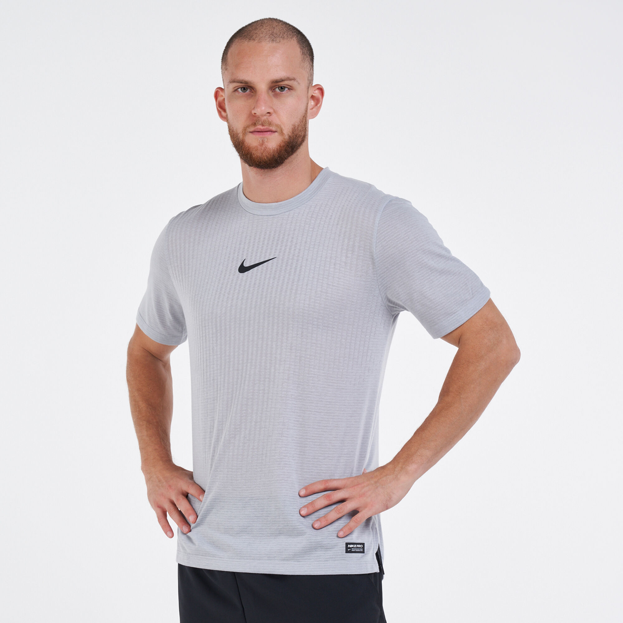 Gray nike dri fit shirt store