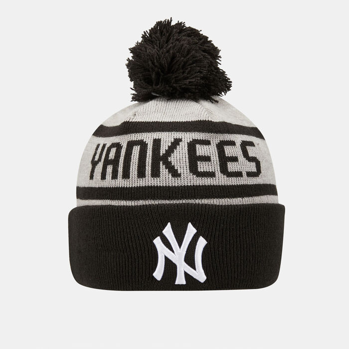 New Era Kids' MLB New York Yankees Jake Cuff Beanie Grey New Era Kids' MLB New York Yankees Jake Cuff Beanie Grey image number 0
