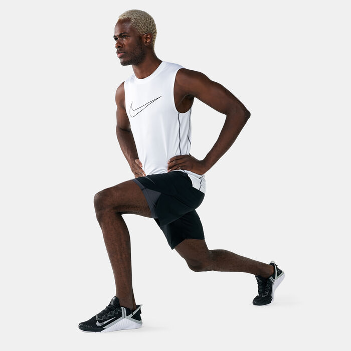 Nike Men's Dri-FIT Long Shorts Grey image number 2