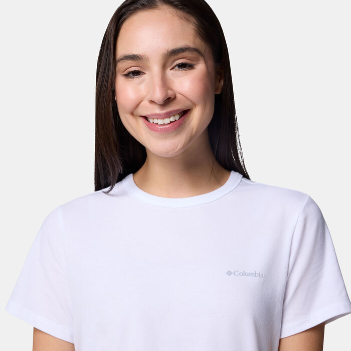 Columbia Women's Sun Trek II T-Shirt White Columbia Women's Sun Trek II T-Shirt White image number 3