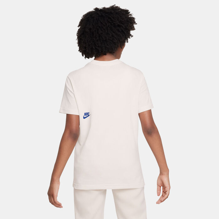 Nike Kids' Sportswear Printed T-Shirt Ivory Nike Kids' Sportswear Printed T-Shirt Ivory image number 1