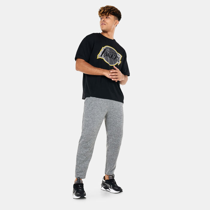 New Era Men's LA Lakers NBA Outline Mesh T-Shirt Black New Era Men's LA Lakers NBA Outline Mesh T-Shirt Black image number 2