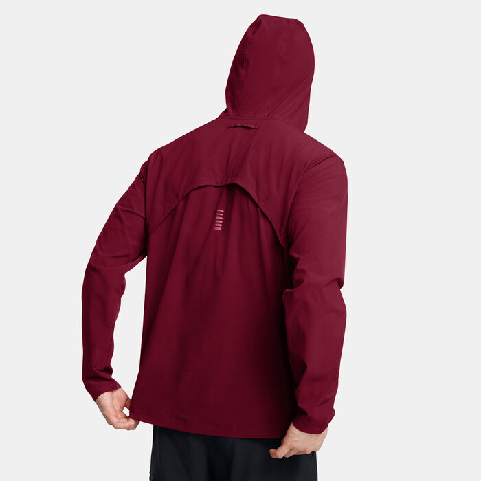 Under Armour Men's OutRun The Storm Running Jacket Red image number 1