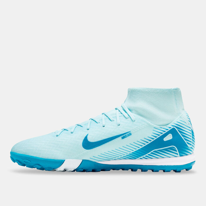 Nike Men's Mercurial Superfly 10 Academy Turf Ground Football Shoes Blue Nike Men's Mercurial Superfly 10 Academy Turf Ground Football Shoes Blue image number 0
