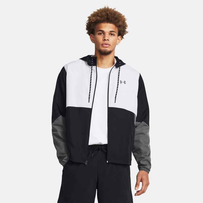 Under Armour Men's Icon Legacy Windbreaker Jacket Black Under Armour Men's Icon Legacy Windbreaker Jacket Black image number 0
