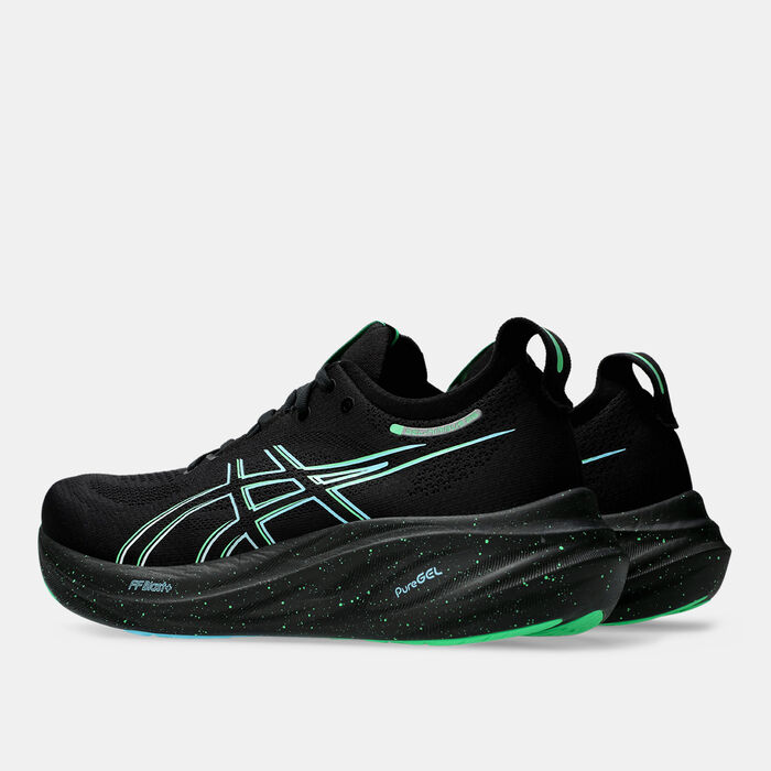 ASICS Men's GEL-NIMBUS 26 Running Shoes Black ASICS Men's GEL-NIMBUS 26 Running Shoes Black image number 3