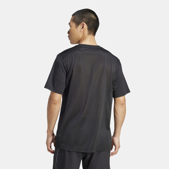 adidas Men's Tech Apparel Training T-Shirt Black adidas Men's Tech Apparel Training T-Shirt Black image number 1