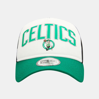 New Era Men's NBA Boston Celtics Retro E-Frame Trucker Cap Green