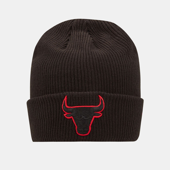 New Era Men's Chicago Bull Neon Cuff Beanie Black New Era Men's Chicago Bull Neon Cuff Beanie Black image number 0