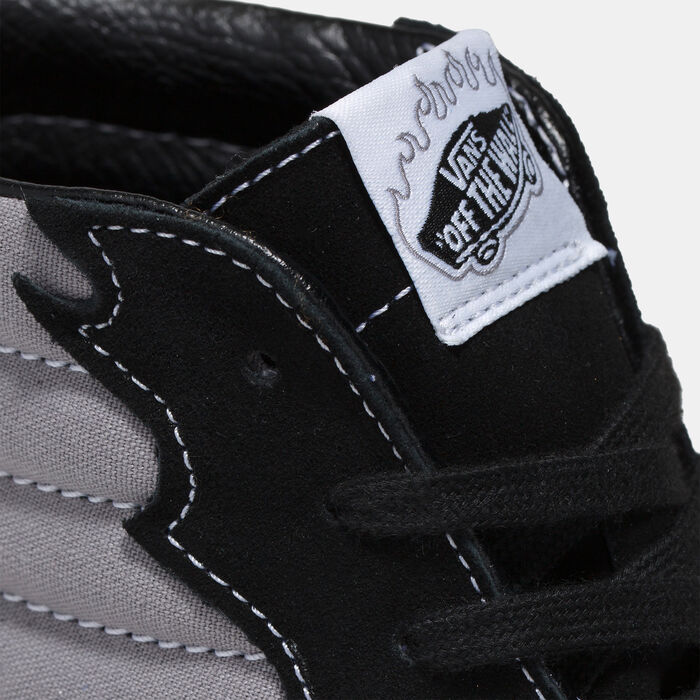 Vans Sk8-Hi Flame Unisex Shoes Grey image number 5