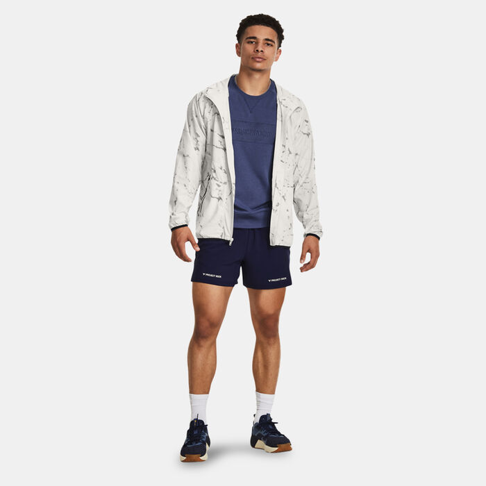 Under Armour Men's Project Rock Unstoppable Jacket White Under Armour Men's Project Rock Unstoppable Jacket White image number 2