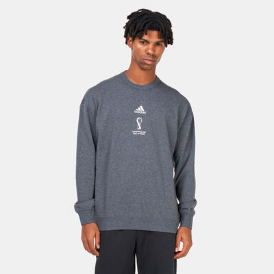 adidas Men's FIFA World Cup 2022™ Official Emblem Sweatshirt Grey