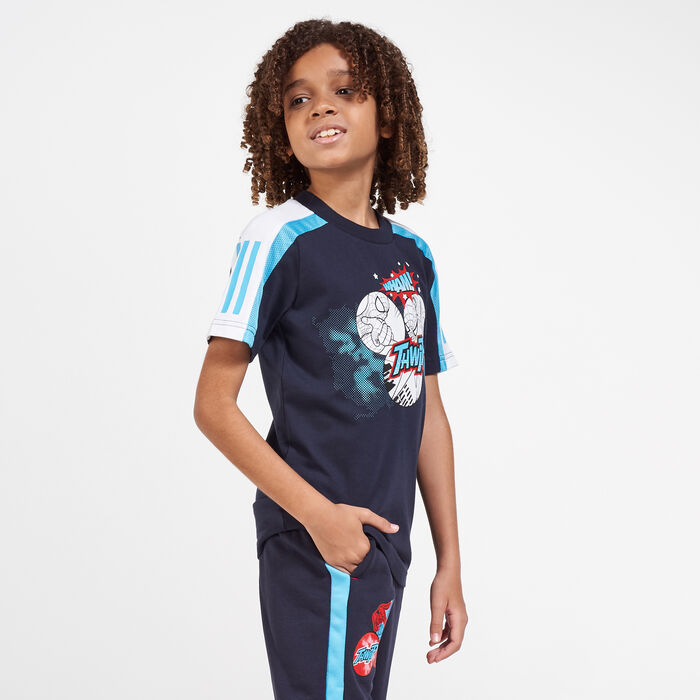 Kids' X Marvel Spider-Man T-Shirt (Younger Kids) Kids' X Marvel Spider-Man T-Shirt (Younger Kids) image number 0