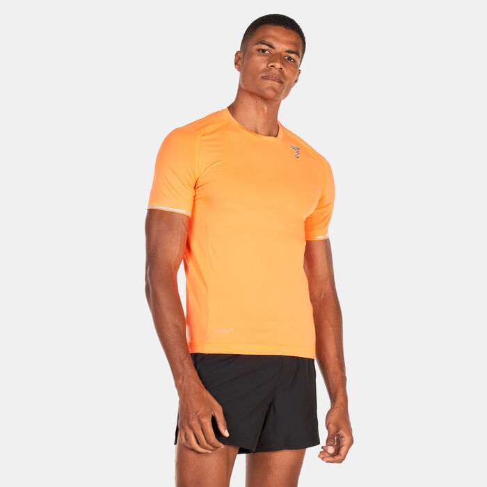 EA7 Emporio Armani Men's Vigor 7 T-Shirt Orange EA7 Emporio Armani Men's Vigor 7 T-Shirt Orange image number 0