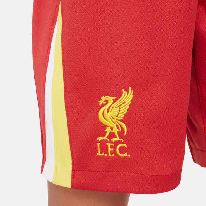 Nike Kids' Liverpool F.C. Dri-FIT Stadium Home Football Shorts Red Nike Kids' Liverpool F.C. Dri-FIT Stadium Home Football Shorts Red image number 3