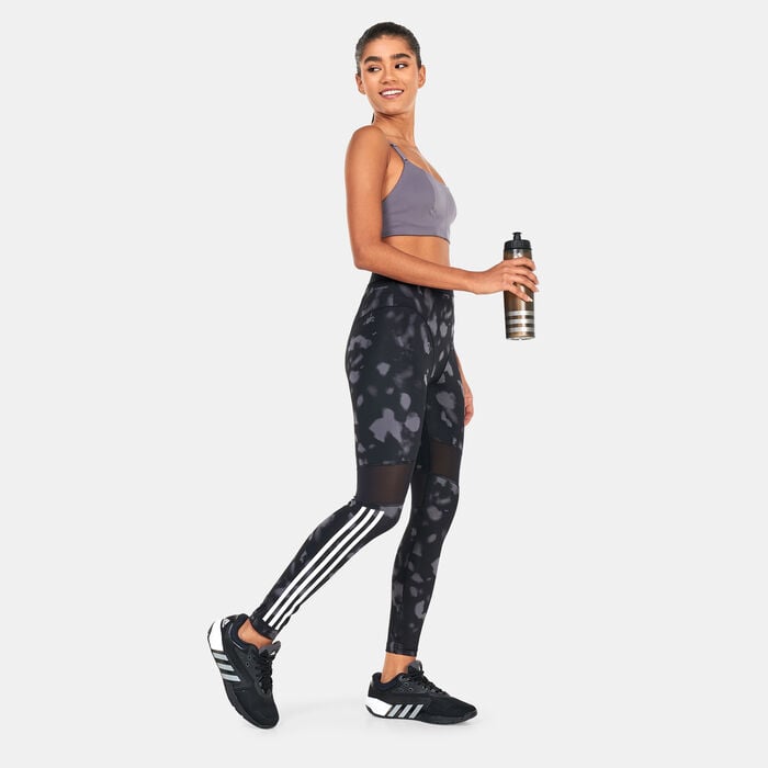 adidas Women's Hyperglam Printed 7/8 Leggings Multi-Color adidas Women's Hyperglam Printed 7/8 Leggings Multi-Color image number 2