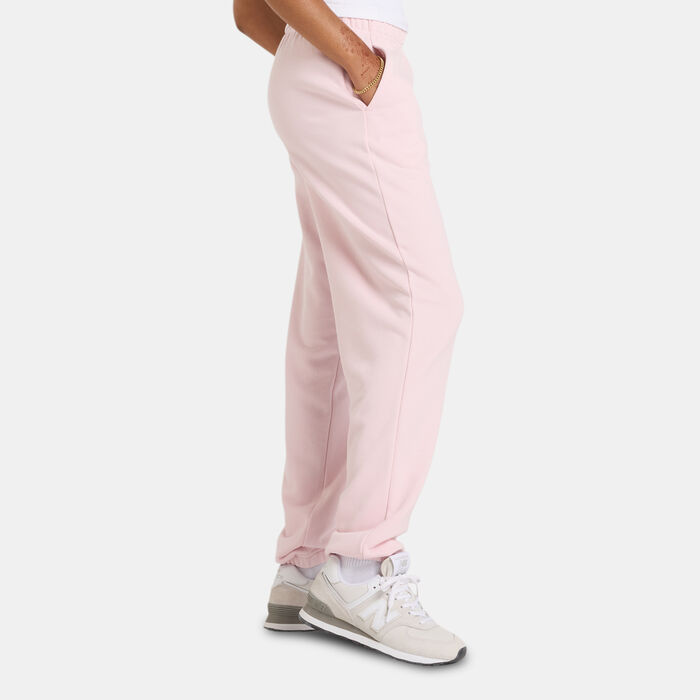 New Balance Women's Sport Essentials French Terry Sweatpants Pink image number 2