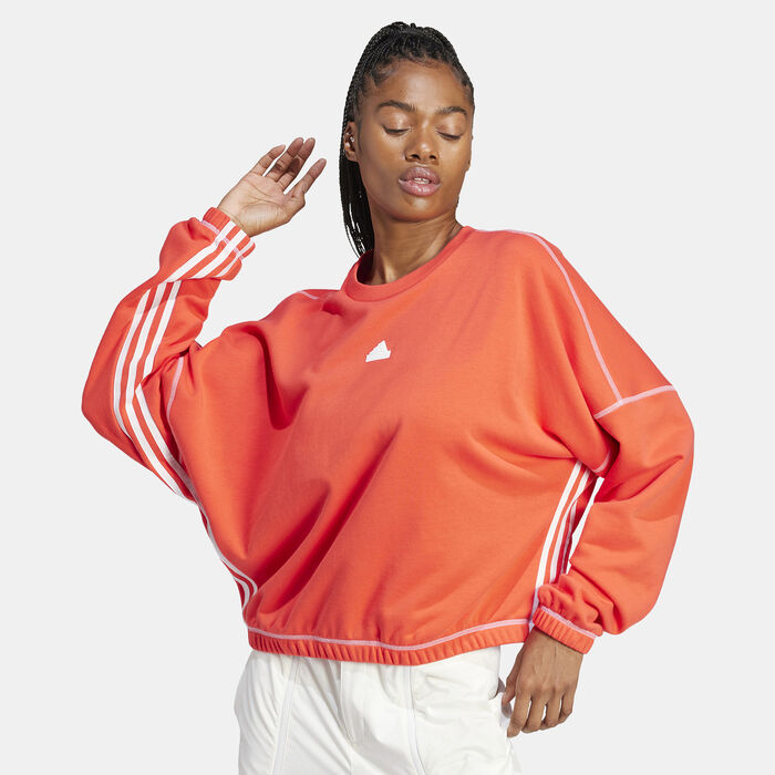adidas Women's Dance Sweatshirt Red image number 0