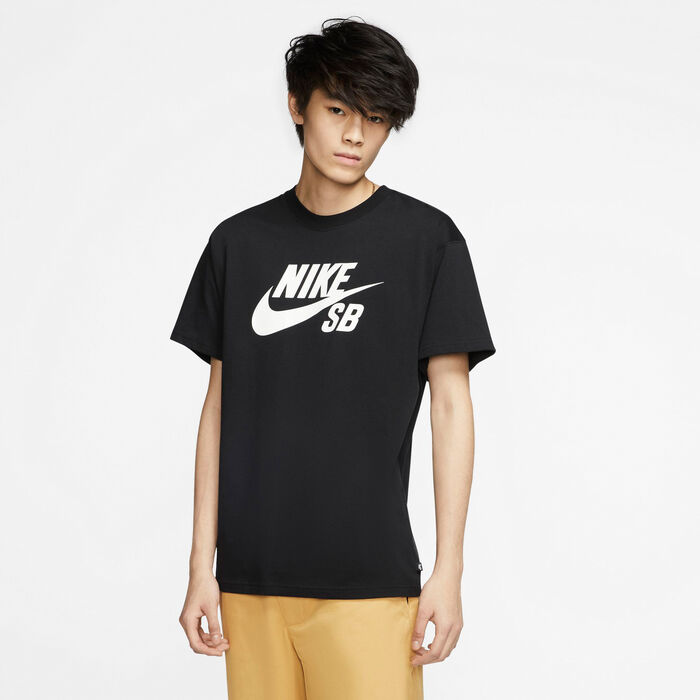 Nike Men's SB Skate Logo T-Shirt Black Nike Men's SB Skate Logo T-Shirt Black image number 1