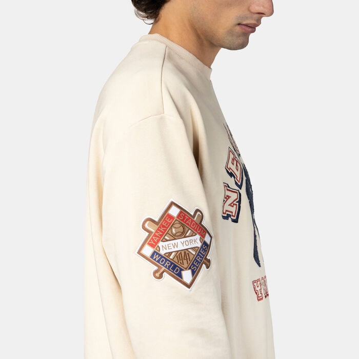 New Era Men's MLB New York Yankees World Series Sweatshirt Beige New Era Men's MLB New York Yankees World Series Sweatshirt Beige image number 4
