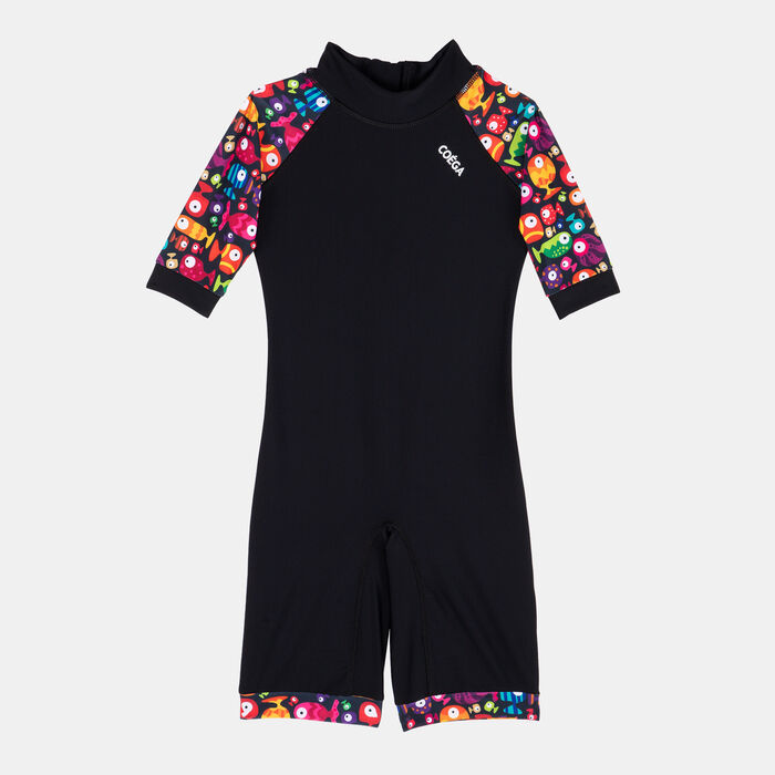 COEGA Kids' Swimming One-Piece Swimsuit Black COEGA Kids' Swimming One-Piece Swimsuit Black image number 0