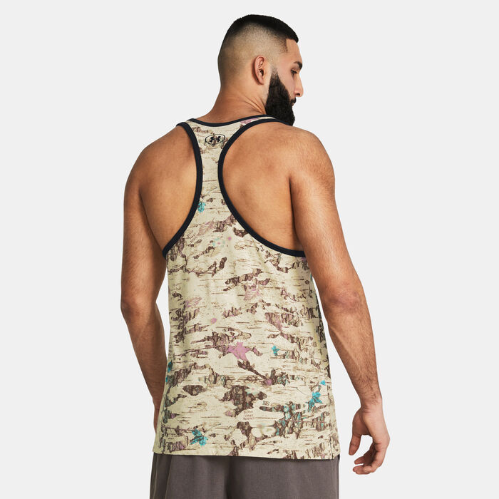 Under Armour Men's Project Rock Graphic Training Tank Top White image number 1