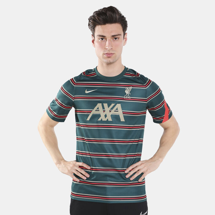 Nike Men's Liverpool F.C. Dri-FIT T-Shirt Green image number 0