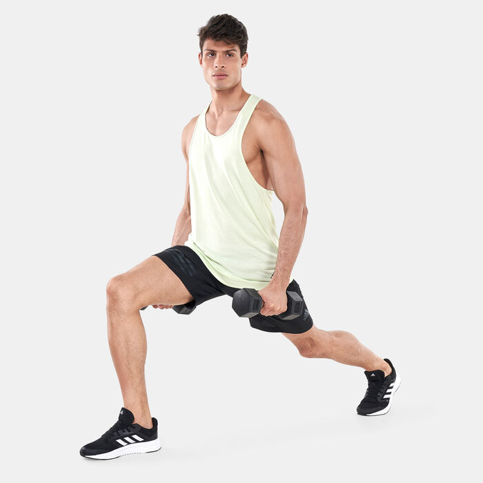 adidas Men's Yoga Tank Top Green adidas Men's Yoga Tank Top Green image number 2