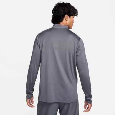 Nike Men's Flash Dri-FIT Running Top Grey Nike Men's Flash Dri-FIT Running Top Grey