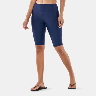 COEGA Women's Long Swimming Shorts Blue