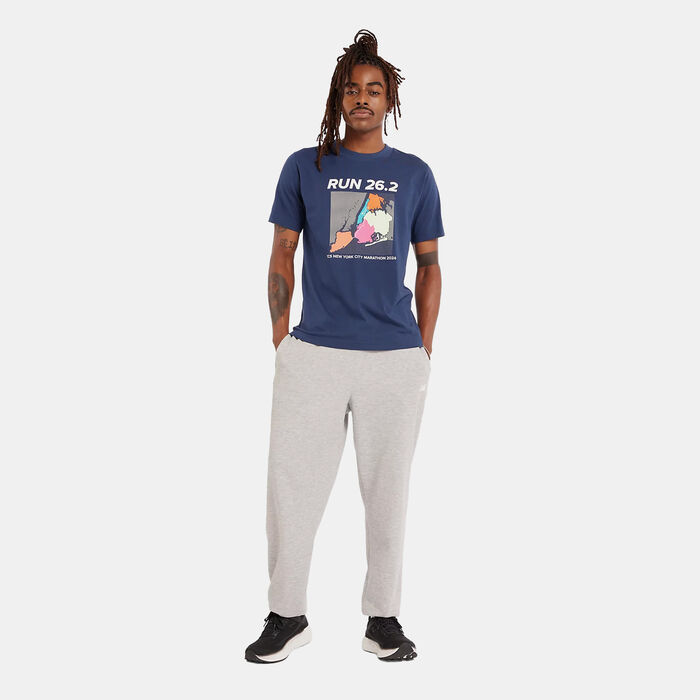 New Balance Men's NYC Marathon Graphic T-Shirt Blue New Balance Men's NYC Marathon Graphic T-Shirt Blue image number 2