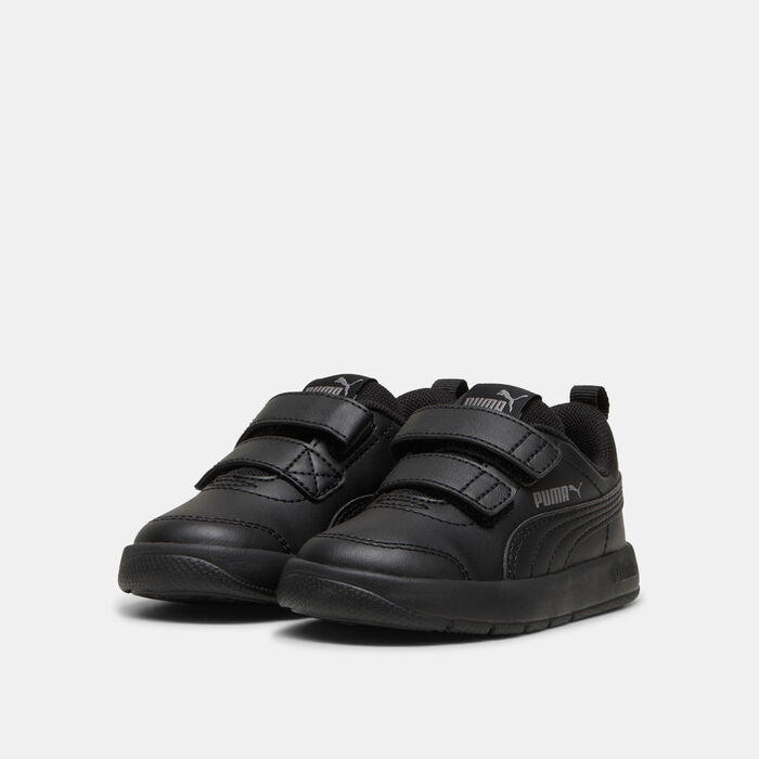PUMA Kids' Courtflex v3 Velcro Shoes Black PUMA Kids' Courtflex v3 Velcro Shoes Black image number 1