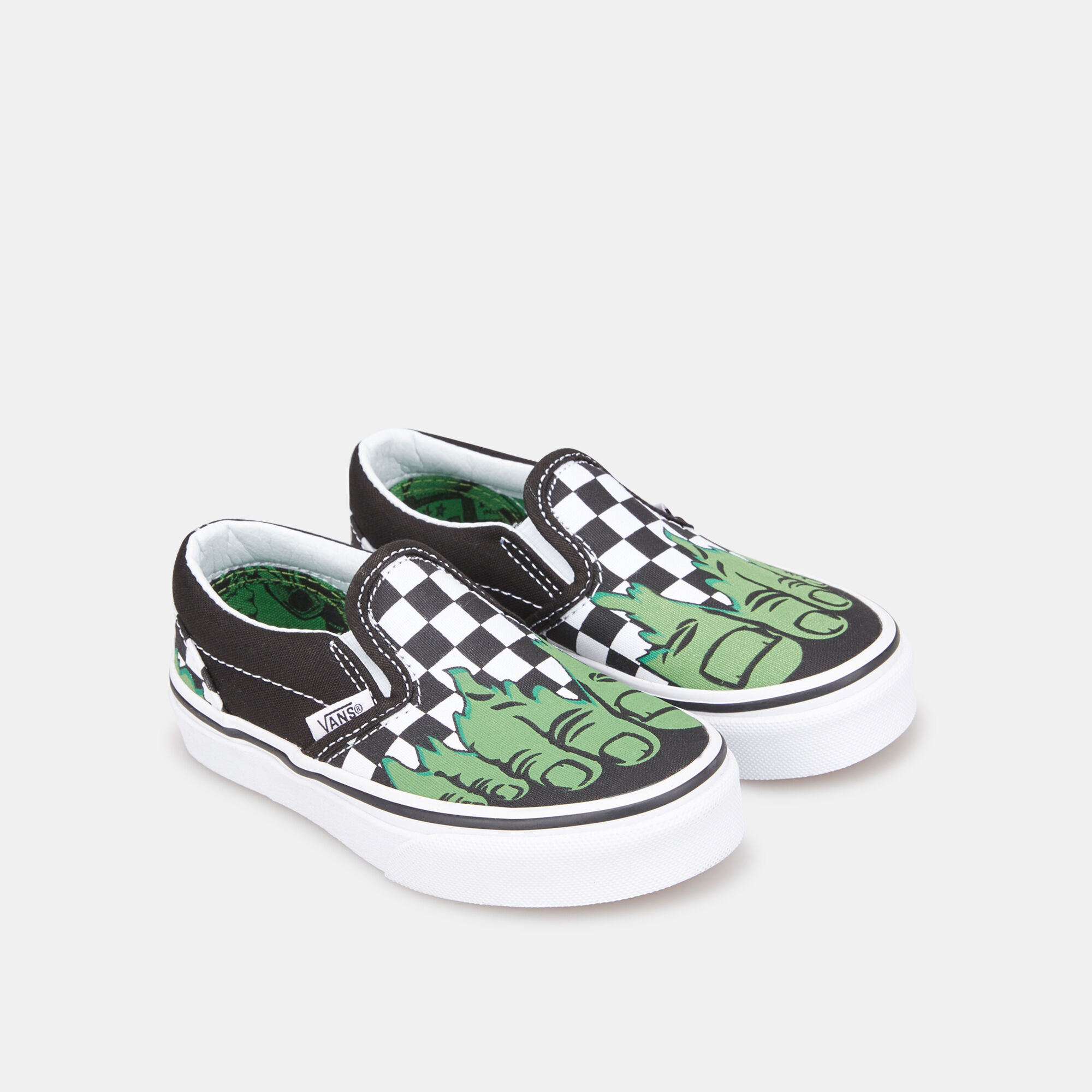 Buy Vans Marvel Hulk Slip On Unisex Shoe Green in KSA SSS