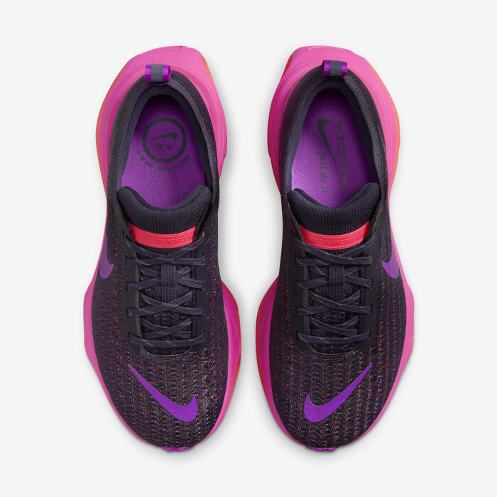 Nike Women's ZoomX Invincible 3 Road Running Shoes Purple Nike Women's ZoomX Invincible 3 Road Running Shoes Purple image number 3