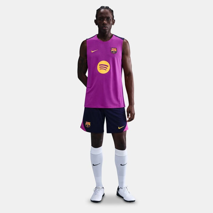 Nike Men's FC Barcelona Strike Sleeveless Football Top Purple Nike Men's FC Barcelona Strike Sleeveless Football Top Purple image number 2