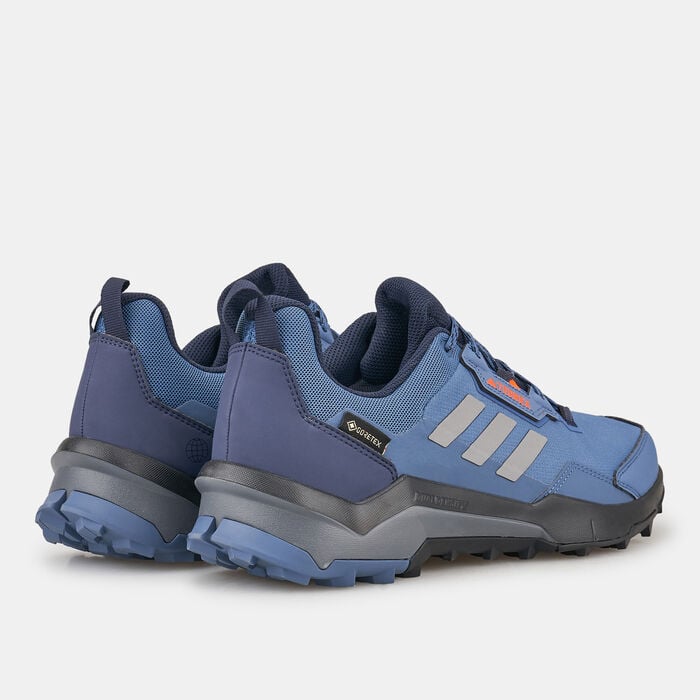 adidas Men's Terrex AX4 GORE-TEX Hiking Shoe Blue adidas Men's Terrex AX4 GORE-TEX Hiking Shoe Blue image number 2
