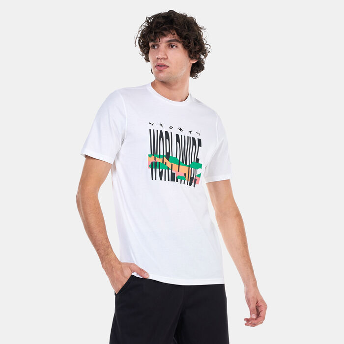 PUMA Men's Worldwide Graphic T-Shirt White PUMA Men's Worldwide Graphic T-Shirt White image number 0