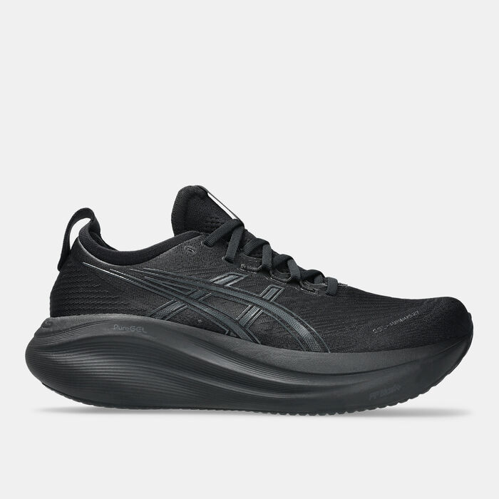 ASICS Men's GEL-NIMBUS 27 Running Shoes Black ASICS Men's GEL-NIMBUS 27 Running Shoes Black image number 0