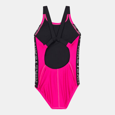Nike Swim Kids' Fastback One-Piece Swimsuit Pink